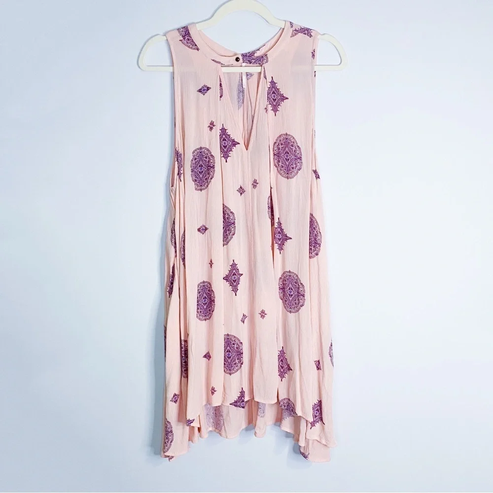 Free People - Blush Printed Tunic
